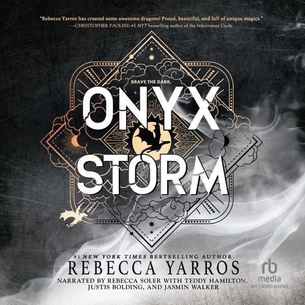 Onyx Storm audiobook cover