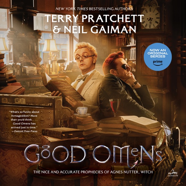 Good Omens audiobook cover