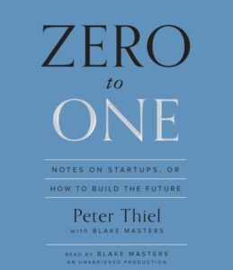 Zero to One audiobook cover