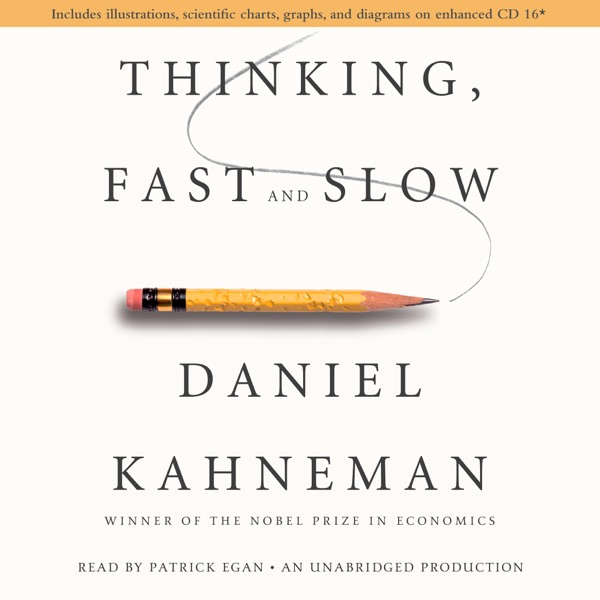 Thinking, Fast and Slow audiobook cover