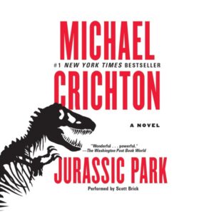jurassic park audiobook cover